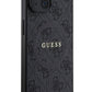 Guess iPhone 15 Magsafe Compatible 4G Patterned Case Black 