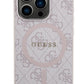 Guess iPhone 14 Pro Max Magsafe Compatible 4G Patterned Case Pink 