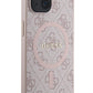 Guess iPhone 15 Magsafe Compatible 4G Patterned Case Pink 
