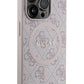 Guess iPhone 15 Pro Magsafe Uyumlu 4G Desenli Kılıf Pembe  Guess