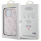 Guess iPhone 15 Pro Magsafe Uyumlu 4G Desenli Kılıf Pembe  Guess