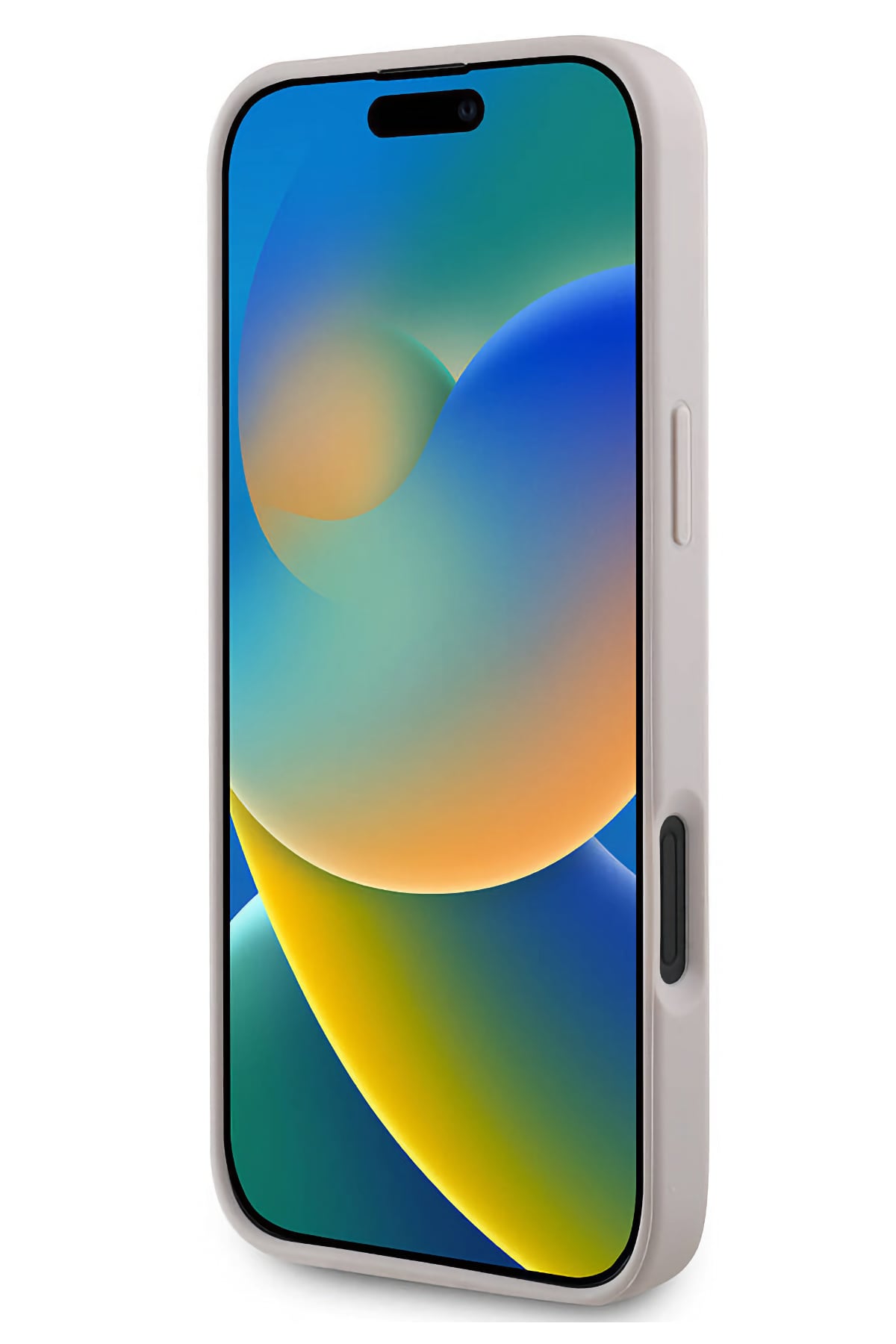 Guess Şerit Logolu iPhone 16 Plus Magsafe Uyumlu Kılıf Pembe  Guess