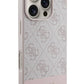 Guess Şerit Logolu iPhone 16 Pro Max Magsafe Uyumlu Kılıf Pembe  Guess
