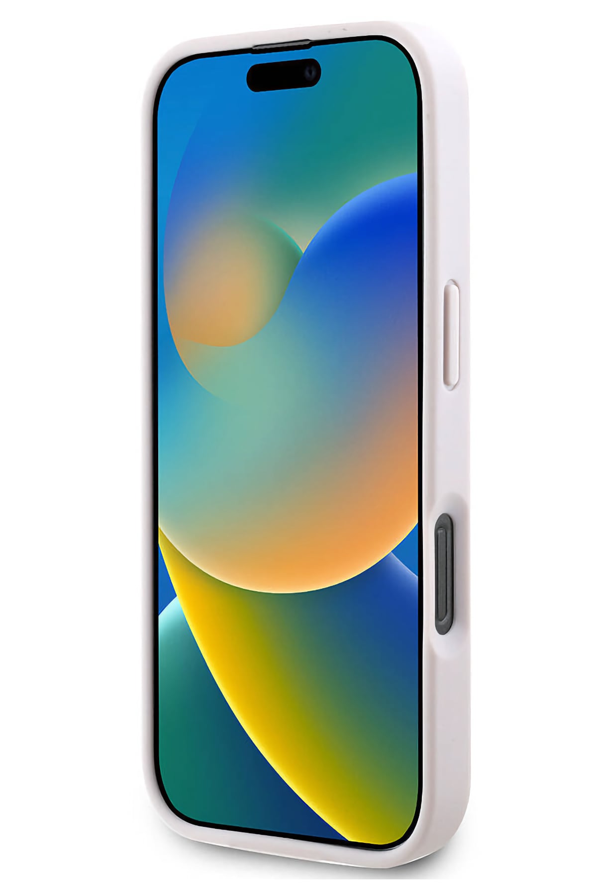 Guess Strass iPhone 16 Pro Uyumlu 4G Desenli Vücut Askılı Kılıf Pembe  Guess