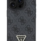 Guess Strass iPhone 16 Pro Uyumlu 4G Desenli Vücut Askılı Kılıf Siyah  Guess