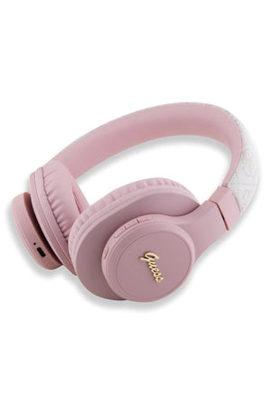 Guess Tone On Kulak Üstü Bluetooth 5.3 Kulaklık Pembe  Guess