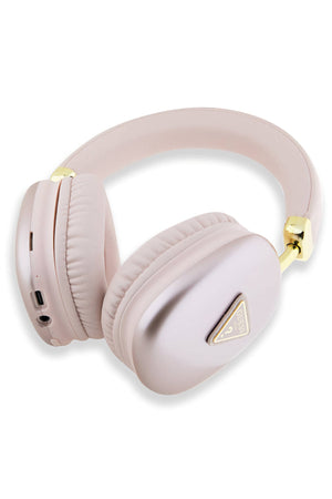 Guess Triangle On-Ear Bluetooth 5.3 Headphones Pink 