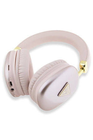Guess Triangle Kulak Üstü Bluetooth 5.3 Kulaklık Pembe  Guess