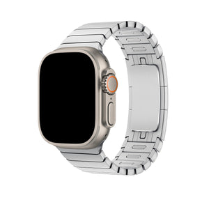 Apple Watch Uyumlu Bilezik Loop Kordon Gümüş Gri  bikordon