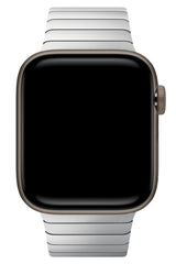Apple Watch Uyumlu Bilezik Loop Kordon Gümüş Gri
