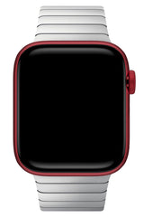 Apple Watch Uyumlu Bilezik Loop Kordon Gümüş Gri