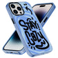 Youngkit Happy Hearth iPhone 14 Pro Max Uyumlu Mavi Kılıf