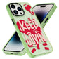 Youngkit Happy Hearth iPhone 14 Pro Max Uyumlu Yeşil Kılıf