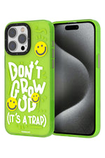 Youngkit Happy Hearth iPhone 14 Pro Max Uyumlu Neon Yeşil Kılıf  Youngkit
