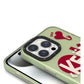Youngkit Happy Hearth iPhone 15 Pro Uyumlu Yeşil Kılıf  Youngkit