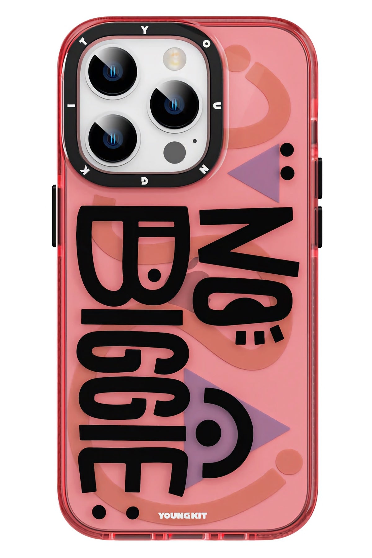 Youngkit Happy Hearth iPhone 15 Pro Uyumlu Pembe Kılıf  Youngkit