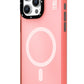 Youngkit Hidden Sand iPhone 15 Pro uyumlu Magsafe Mat Pembe Kılıf  Youngkit