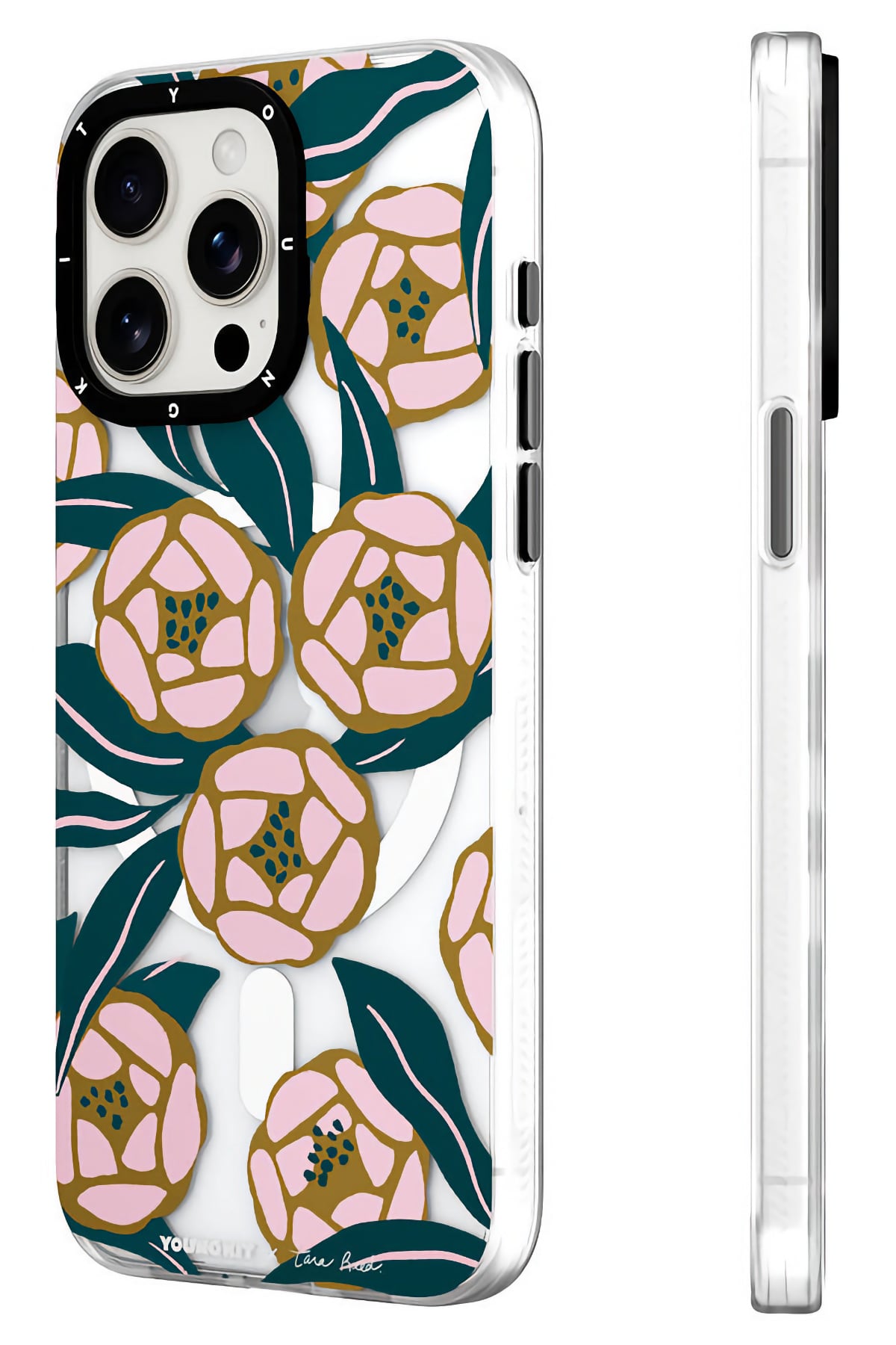 Youngkit Huagu iPhone 14 Pro Magsafe Uyumlu Kılıf Beyaz  Youngkit
