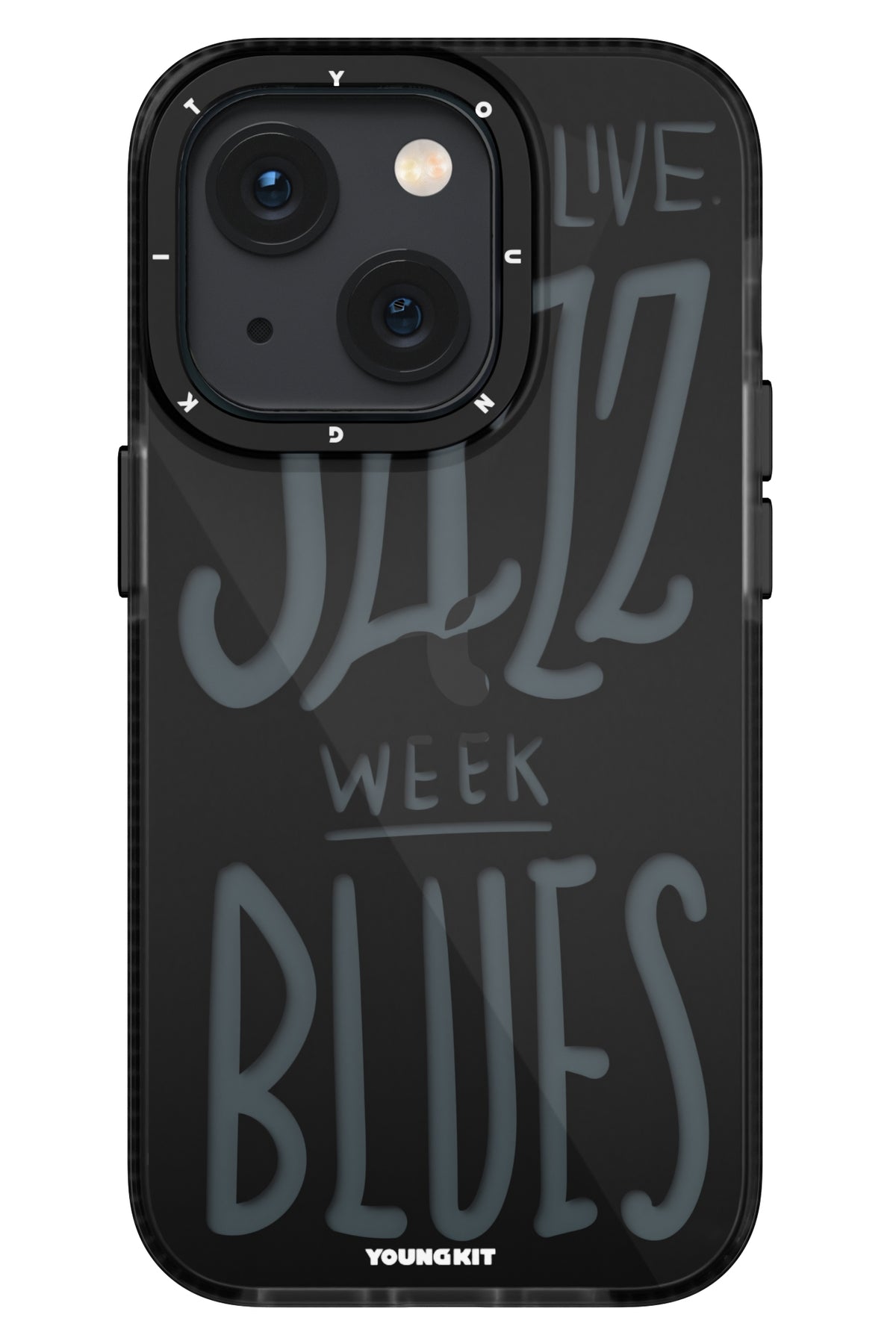 Youngkit Jazz iPhone 13 / 14 Siyah Kılıf  Youngkit