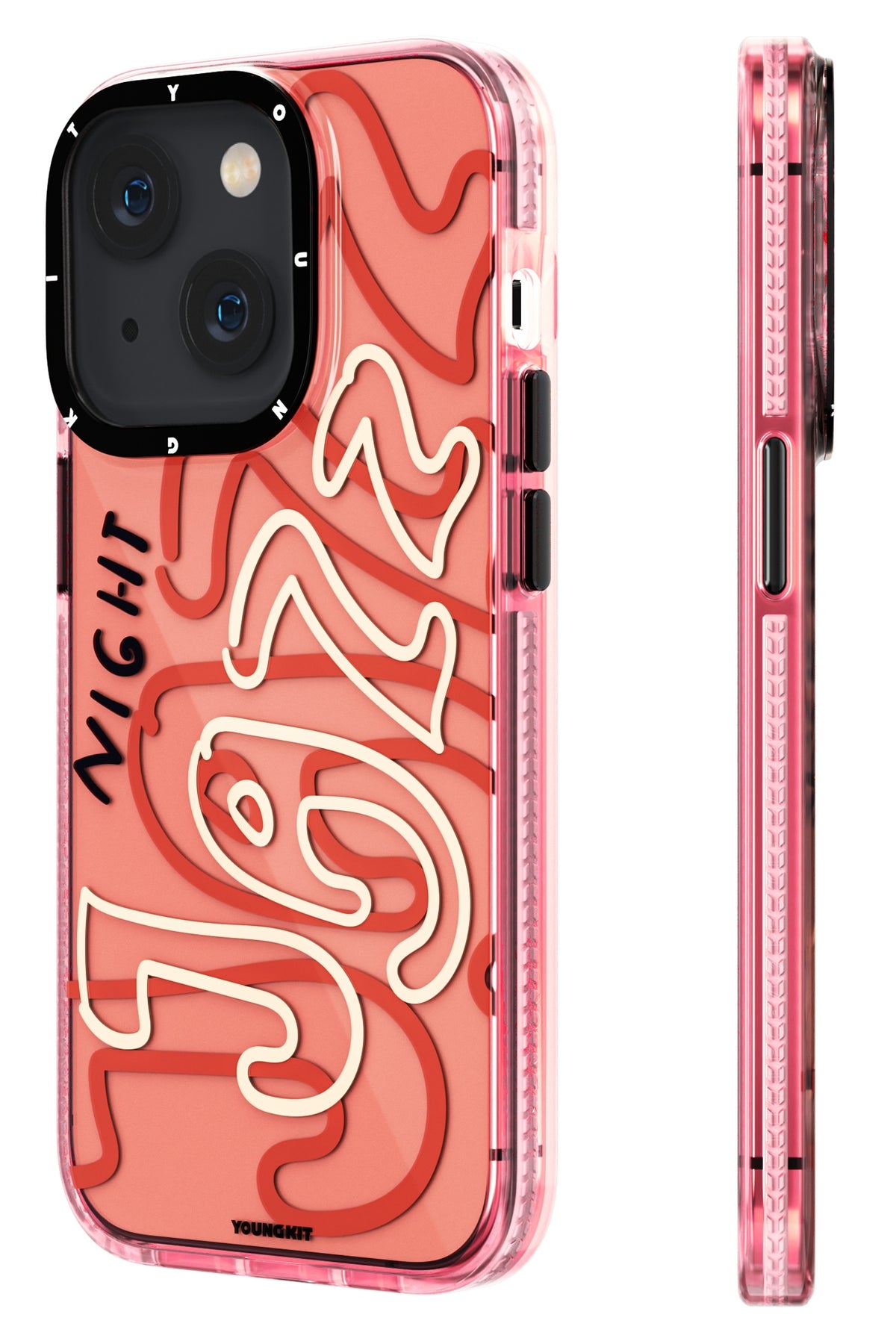 Youngkit Jazz iPhone 13 / 14 Pembe Kılıf  Youngkit