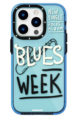 Youngkit Jazz iPhone 14 Pro Mavi Kılıf