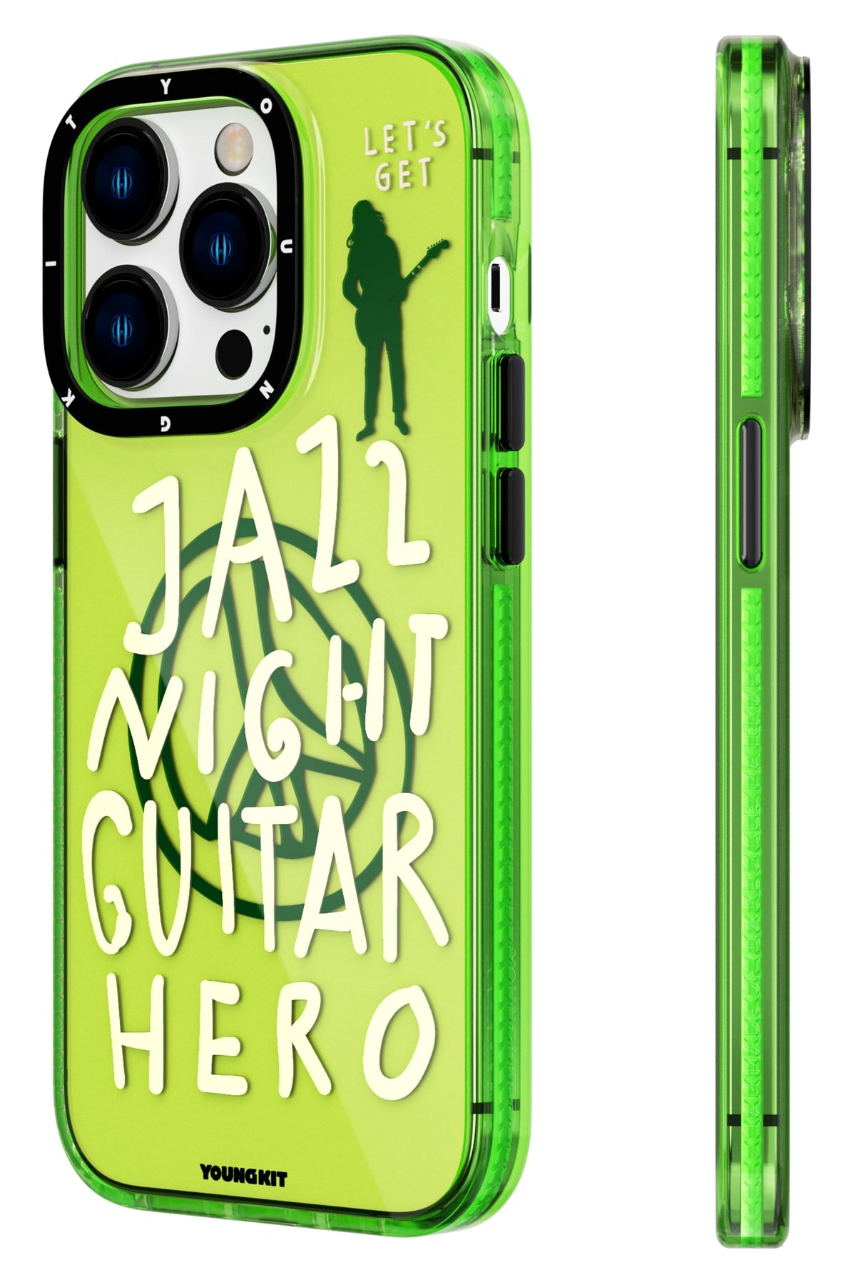 Youngkit Jazz iPhone 14 Pro Max Yeşil Kılıf