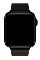 Apple Watch Uyumlu Jina Loop Yumuşak Silikon Kordon Jet Black