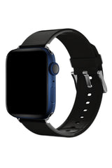 Apple Watch Uyumlu Jina Loop Yumuşak Silikon Kordon Jet Black