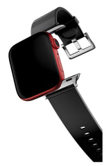 Apple Watch Uyumlu Jina Loop Yumuşak Silikon Kordon Jet Black