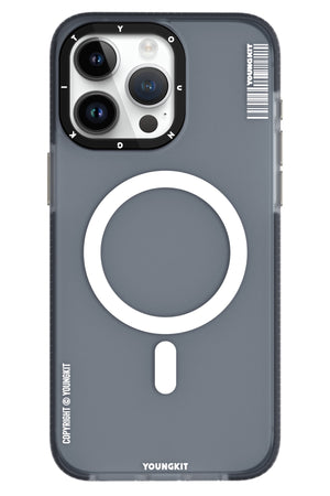 Youngkit Jiansha iPhone 15 Pro Magsafe Buzlu Siyah Kılıf  Youngkit
