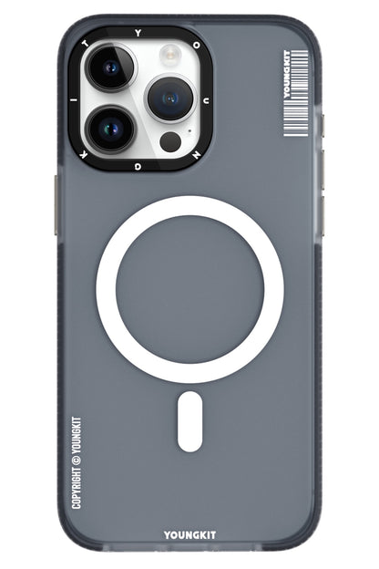Youngkit Jiansha iPhone 15 Pro Magsafe Buzlu Siyah Kılıf  Youngkit