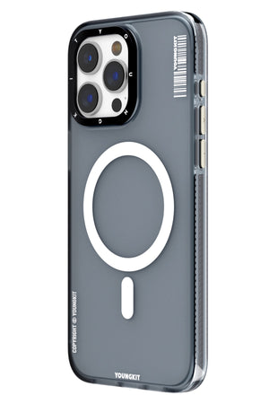 Youngkit Jiansha iPhone 15 Pro Magsafe Buzlu Siyah Kılıf  Youngkit