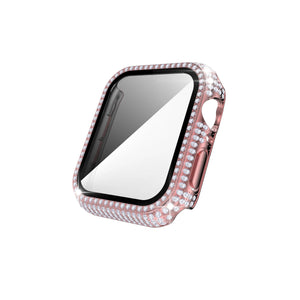 Apple Watch Uyumlu Ekran Koruyucu Full Taşlı Kasa Jovial  bikordon