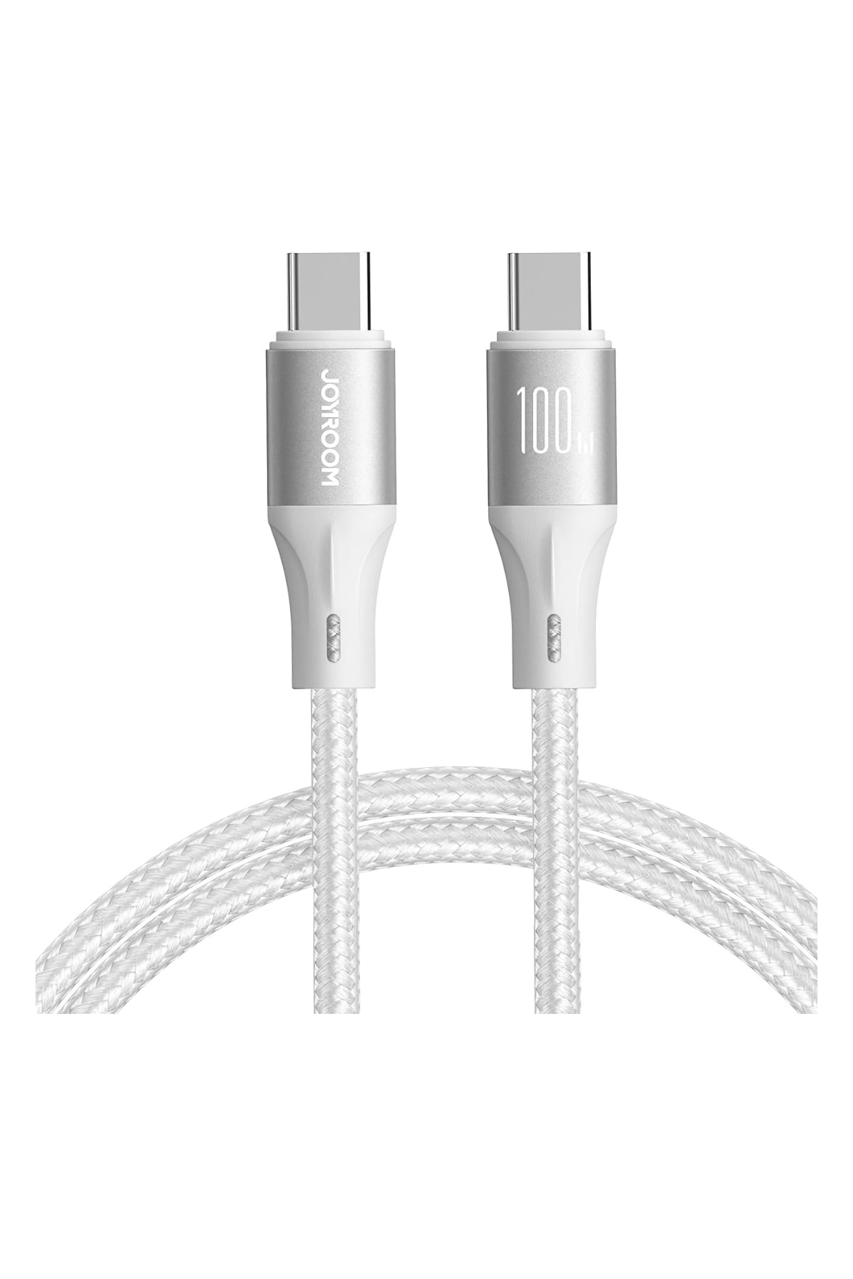 Joyroom Type-C to Type-C 100w Hızlı Şarj Kablosu 1.2mt Beyaz Joyroom