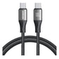 Joyroom Type-C to Type-C 100w Hızlı Şarj Kablosu 1.2mt Siyah Joyroom