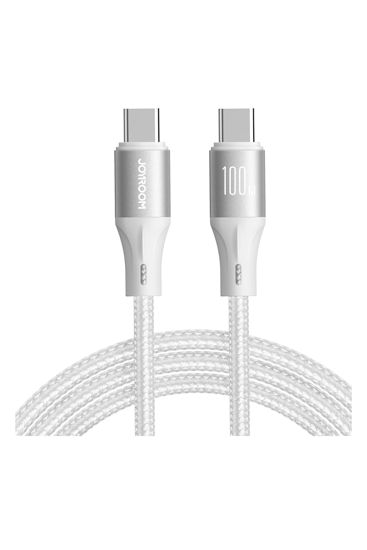 Joyroom Type-C to Type-C 100w Hızlı Şarj Kablosu 2mt Beyaz Joyroom
