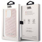 Karl Lagerfeld iPhone 15 Pro Uyumlu Kapitone Kılıf Pembe  Karl Lagerfeld