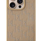 Karl Lagerfeld Hot Stamp iPhone 14 Pro Max Magsafe Uyumlu Kılıf Krem  Karl Lagerfeld
