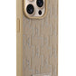Karl Lagerfeld Hot Stamp iPhone 14 Pro Max Magsafe Uyumlu Kılıf Krem  Karl Lagerfeld