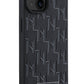 Karl Lagerfeld Hot Stamp iPhone 15 Magsafe Uyumlu Kılıf Siyah  Karl Lagerfeld