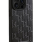 Karl Lagerfeld Hot Stamp iPhone 15 Pro Max Magsafe Uyumlu Kılıf Siyah  Karl Lagerfeld