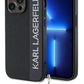 Karl Lagerfeld Saffiano Rhinestones iPhone 15 Pro Kılıf Siyah  Karl Lagerfeld