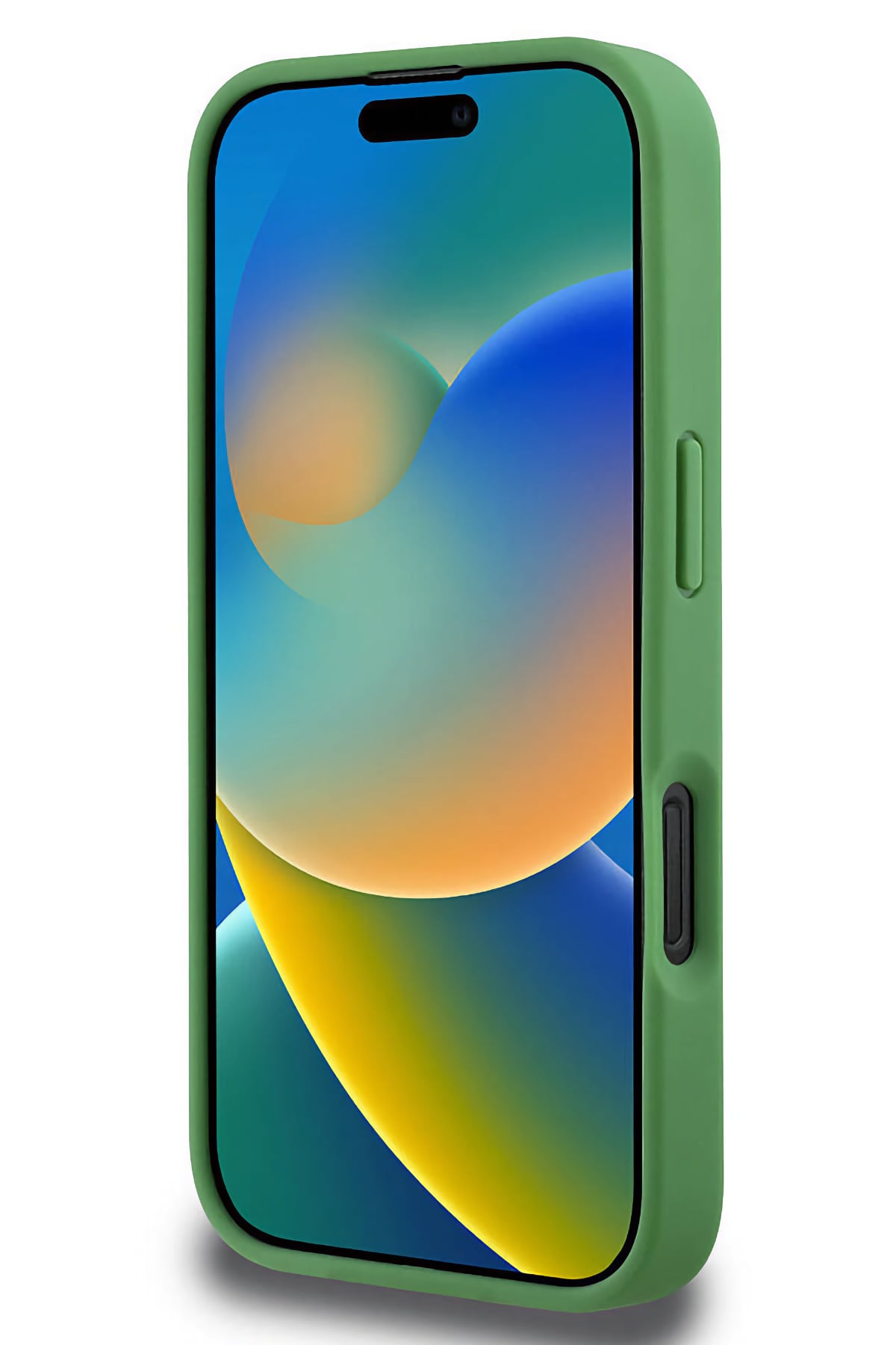 Lacoste Pike iPhone 16 Plus Magsafe Uyumlu Silikon Kılıf Yeşil  Lacoste