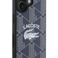 Lacoste Vintage iPhone 16 Magsafe Uyumlu Kılıf Lacivert  Lacoste
