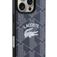 Lacoste Vintage iPhone 16 Pro Magsafe Uyumlu Kılıf Lacivert  Lacoste