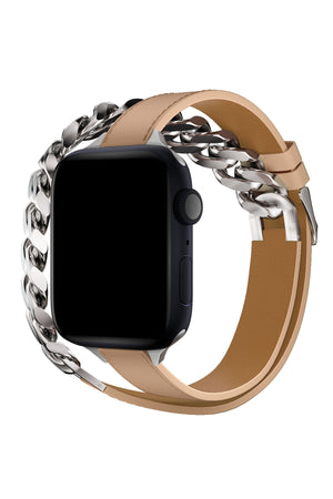 Apple Watch Uyumlu Double Tour Deri Kordon Lauren  bikordon