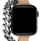 Apple Watch Compatible Double Tour Leather Band Lauren 