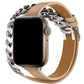 Apple Watch Compatible Double Tour Leather Band Lauren 