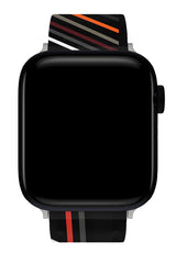 Apple Watch Uyumlu UV Baskılı Silikon Kordon Lines