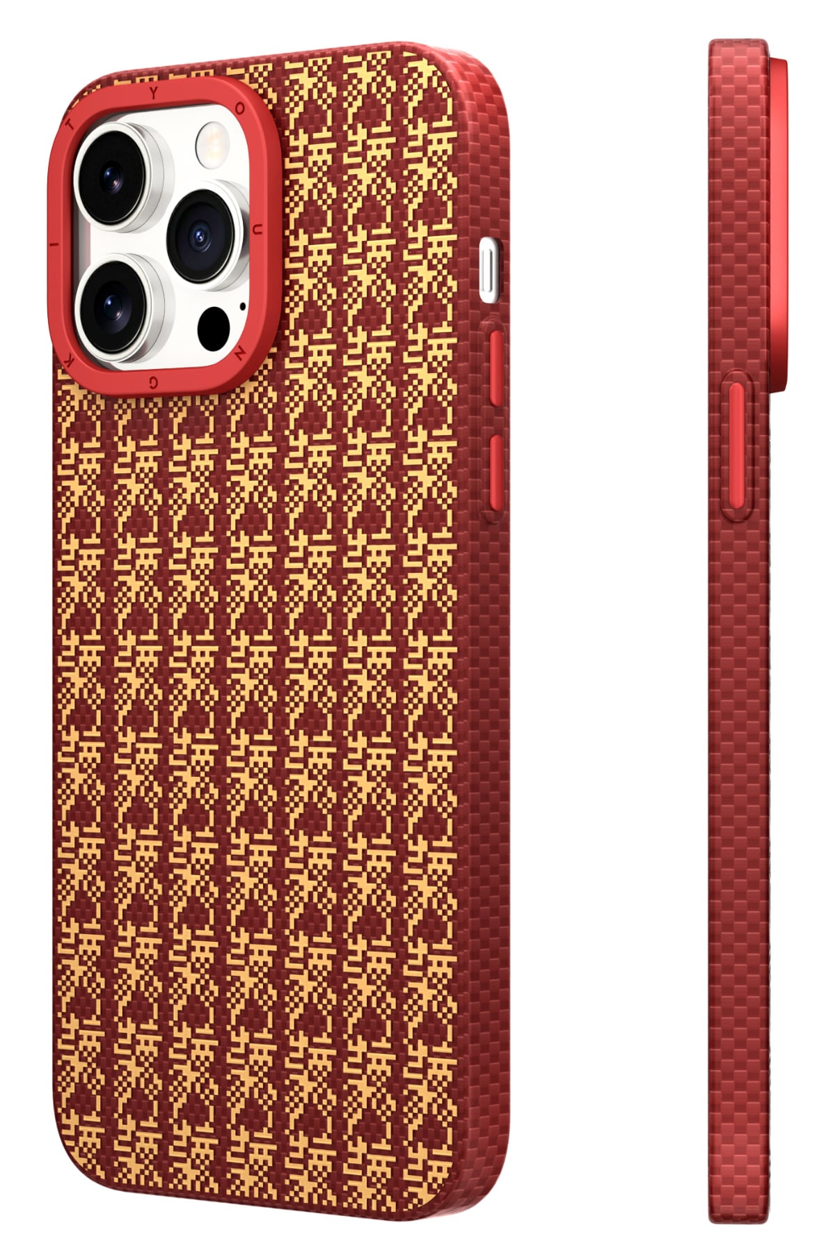 Youngkit Auspicious Loong iPhone 14 Pro Max Magsafe Uyumlu Kevlar Kılıf  Youngkit